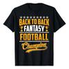 Camiseta Back To Back Fantasy Football Champion