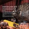 10Pcs Hamster Chew Sticks   Branches and Paper Rope Woven Wooden Hamster Bite Toys for   Hamster Chinchilla