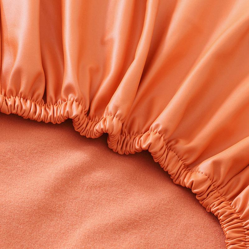 Pu Leather Computer Chair Case Waterproof Office Chair Cover Split Chair Slipcover Elastic 38-52Cm Office Hotel Chair Seat Cover