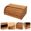1 Stück Holz Küche Brotkasten Haushalt Aufbewahrungsbehälter Praktischer Lebensmittelbehälter Obst Aufbewahrungsbox Organizer für Küche | Flaschen, Gläser & Boxen