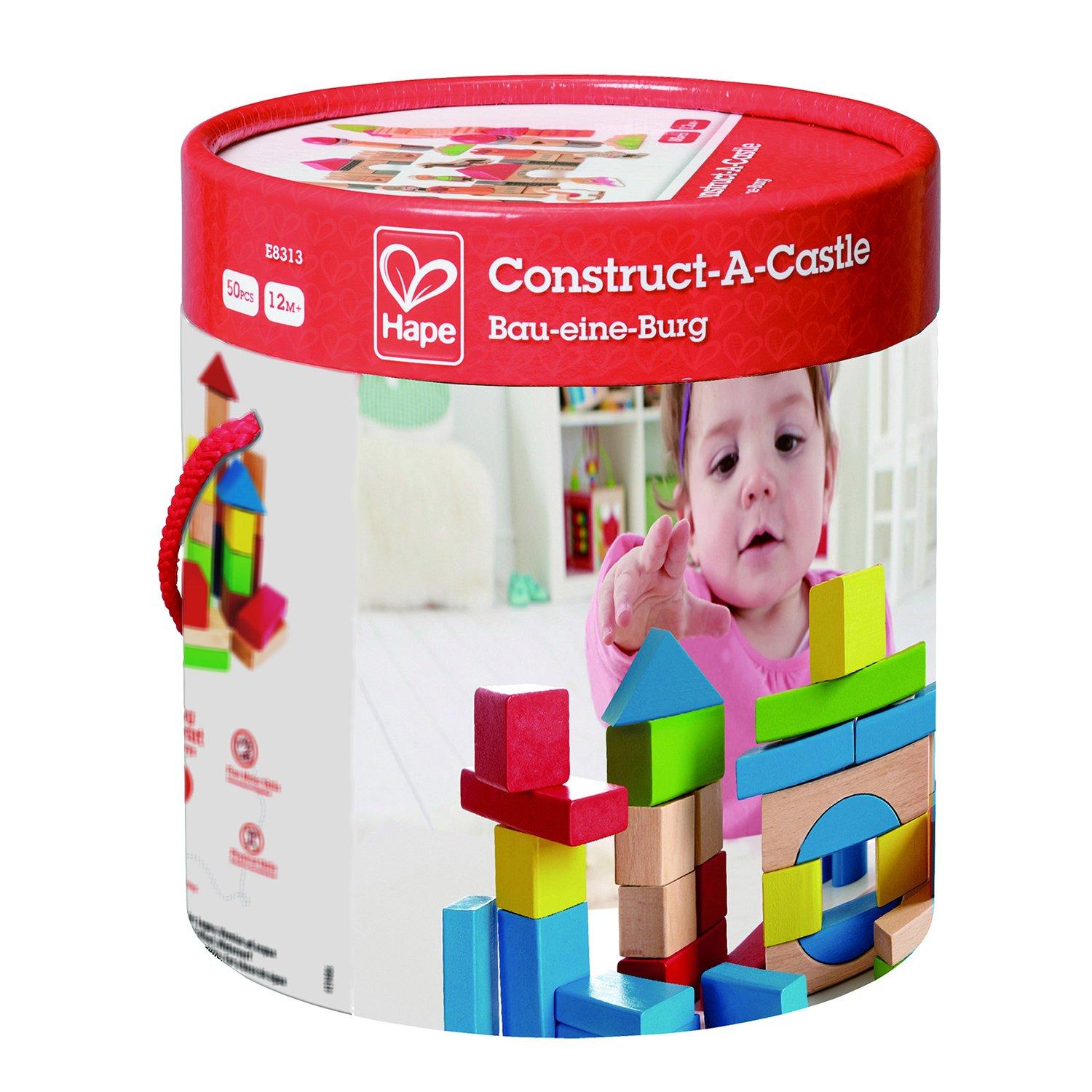 

Hape Строительные блоки Дерево 50 E0409A (Белый и цветной)