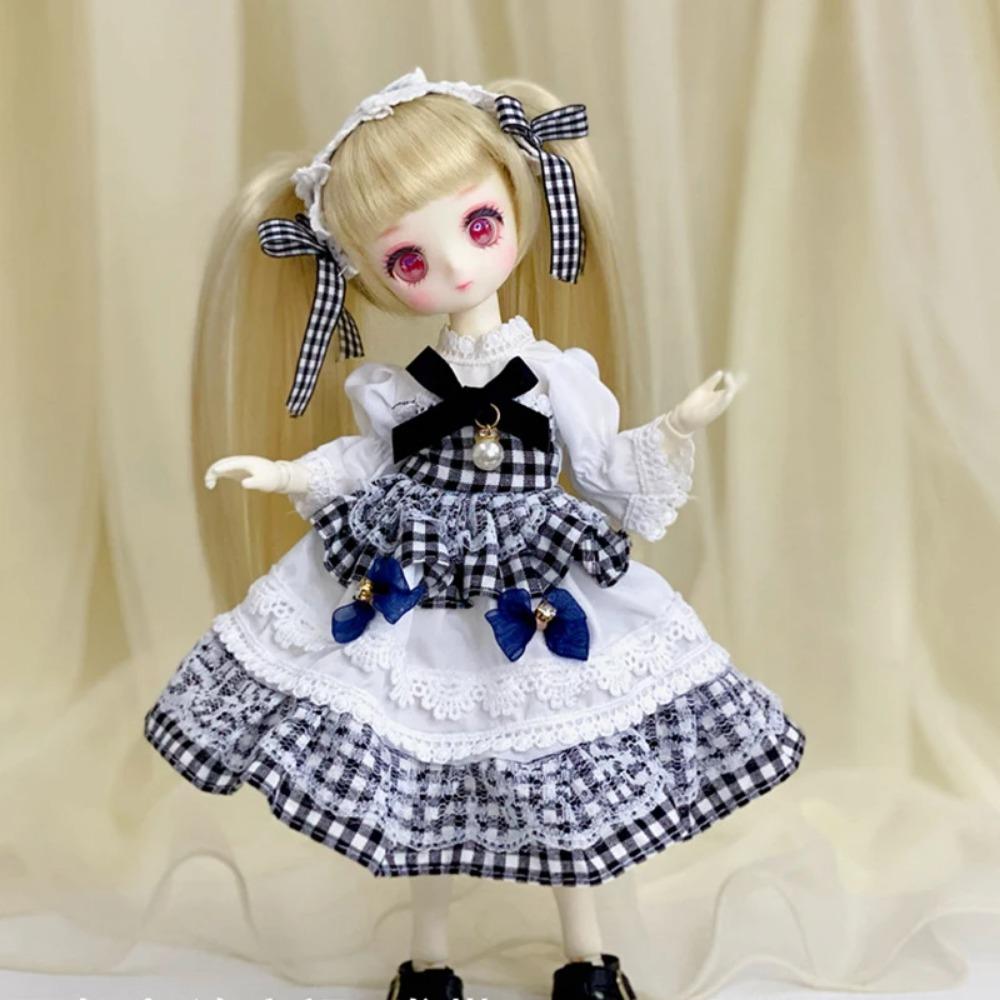 Fashion 1/6 Bjd Doll Clothes Accessories Princess Dress 30cm Doll Clothes Suit Loli Dress Up Skirt Girls Kids Doll Toy Gift