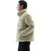 Anta Retro Water-Resistant Stand Collar Casual Letter Long Sleeve Down Jacket Men Outerwear Evergreen 152448907-5