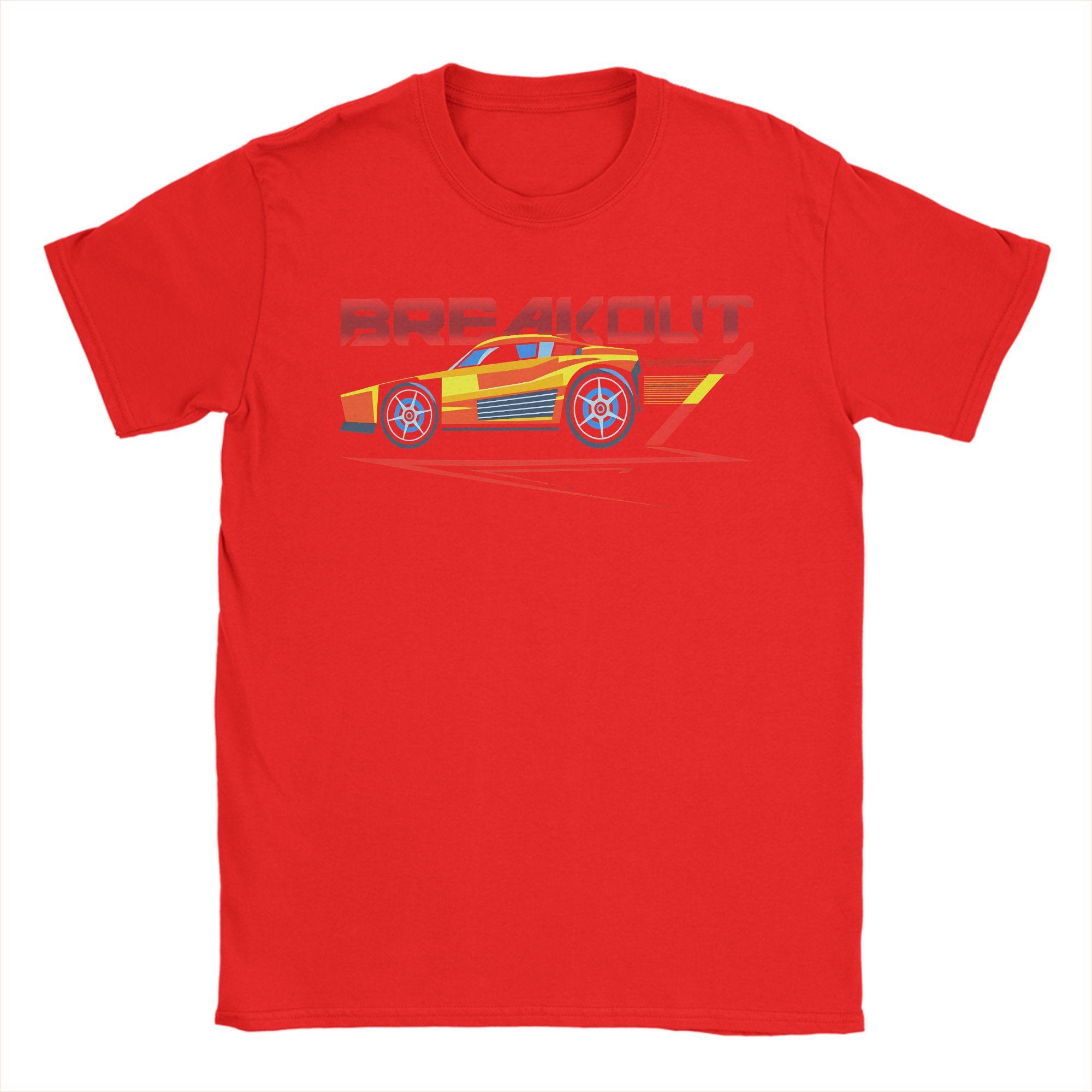 

Men Rocket League Breakout T Shirts 100 Cotton Tops Leisure Short Sleeve O Neck Tees 6XL TShirt S
