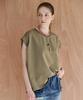 MAXZA Mini Heart Print Loose Fit Cap Sleeve T-Shirt