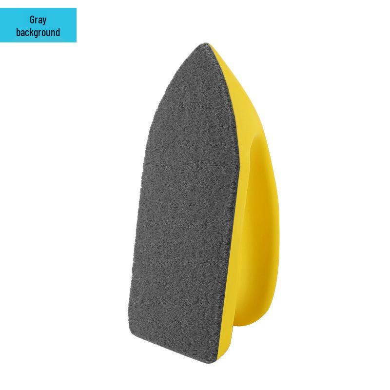 4" 100mm Self-Adhesive PU Foam Hand Grinding Disc for Manual Sanding and Polishing, Yellow