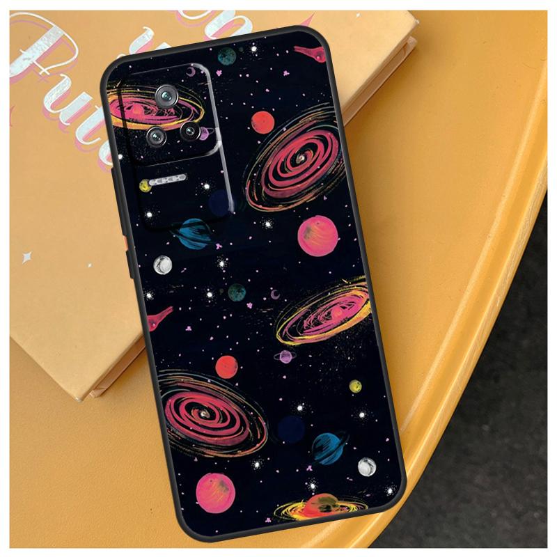 Outer Space Planet Stars Moon Funda For Xiaomi 17 Pro Max 13T 14T 15T 14 15 Ultra POCO X7 X5 X6 F5 F6 F7 Pro F8 Ultra Case