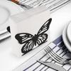 Paper Towel Holder Creativity Stainless Steel Butterfly Shape Napkin Holder Exquisite Wear-resistant Tissue Vertical Stand