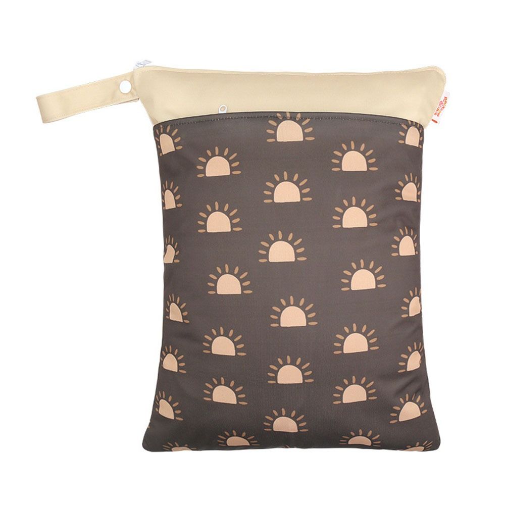 Travel High-Capacity Reusable Waterproof Wetbag Stroller Bag Zippered Double Cloth Diaper Bag