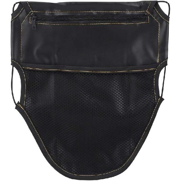 KIMISS Motorcycle Under Seat Bag, PU Leather Motorcycle Scooter Under Seat Storage Pouch Bag Organizer