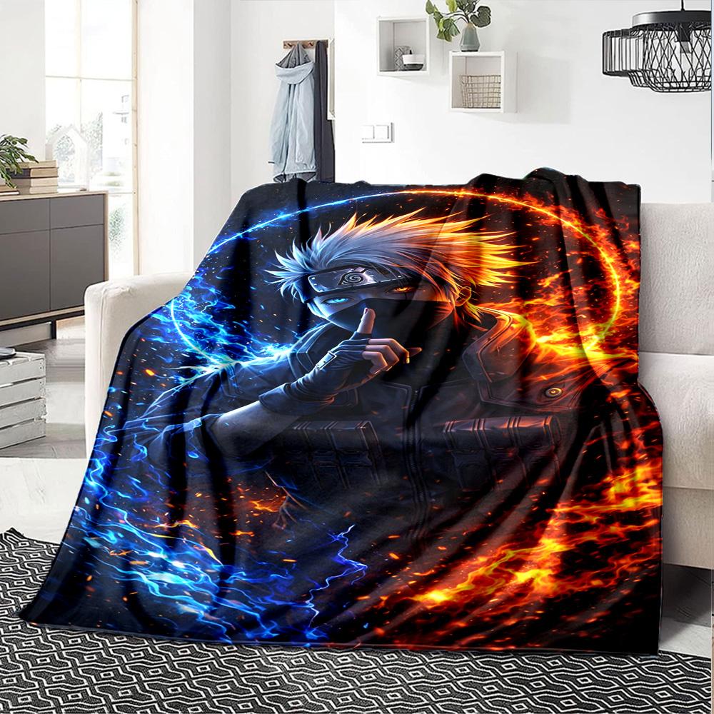 Naruto Blanket Durable Comfort Perfect for Office Office Chair Picnics Four Seasons Multipurpose Stylish Decor Ideal Gift For Birthday Valentine'S Day