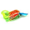 HENGJIA 2.6oz Lead Head Jig Hooks Spinnerbait Soft Grub Lures Tackle Pack of 4