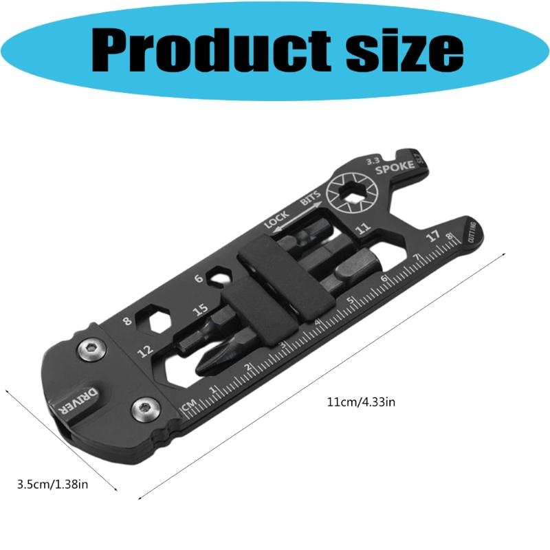 Cycling Repair Tool With Multiple Functions Bicycles Repair Tool Portable Spanner For Easy Handling And Durability