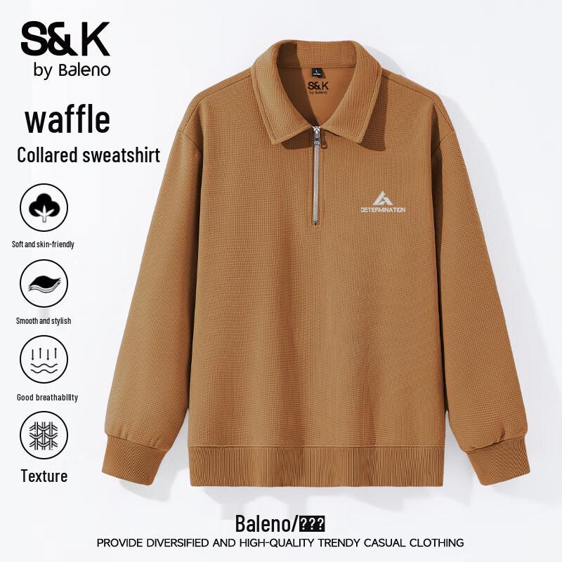 

Baleno Men s S&K Series Waffle Knit Sweatshirt 3XL