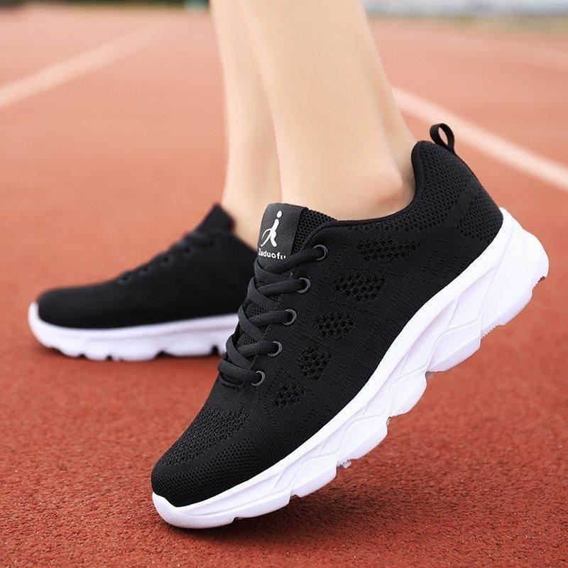 Женские летние новые сетчатые дышащие универсальные кроссовки для бега — фото 14