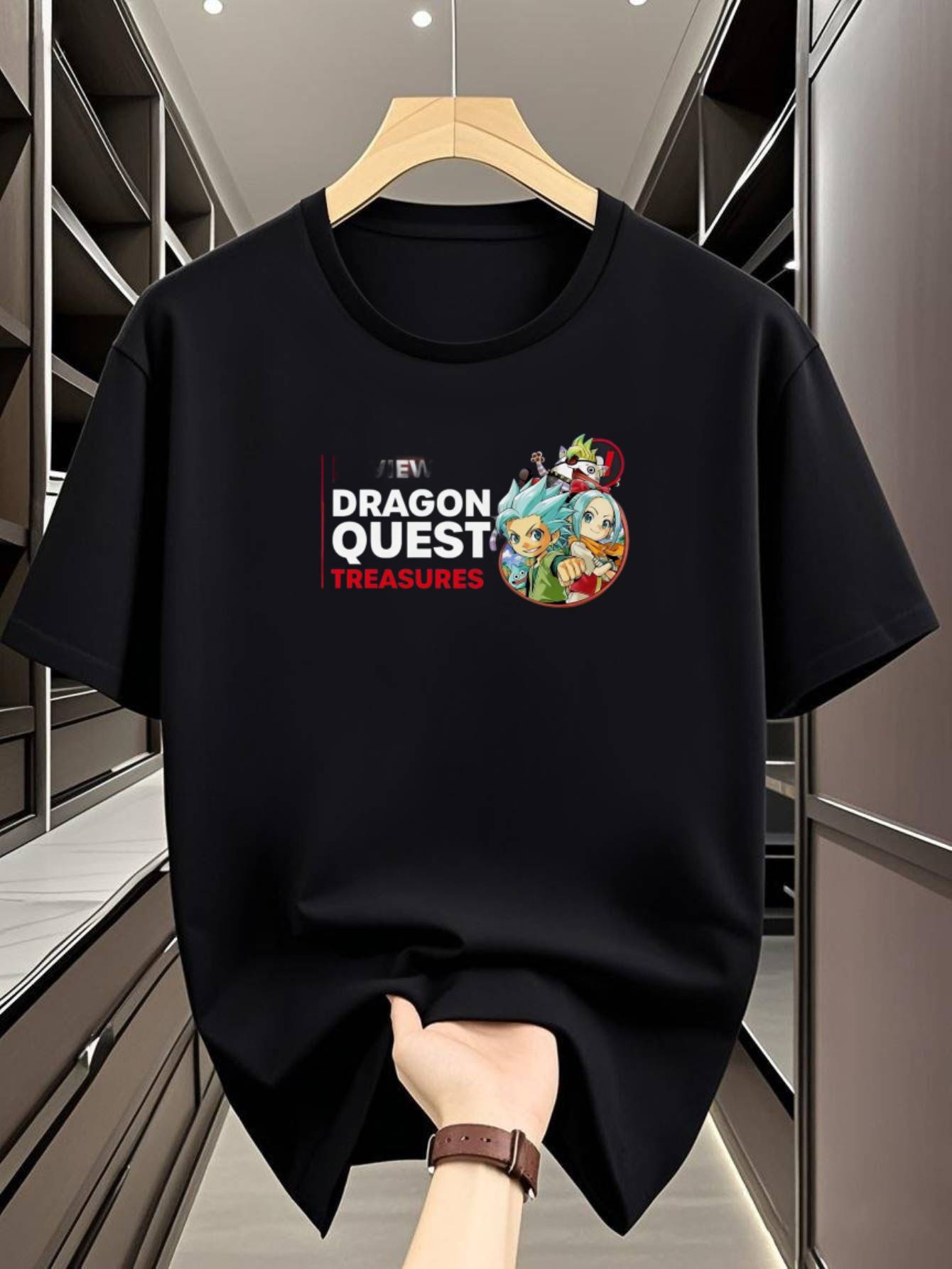 Dragon Quest T-shirt - Retro Gaming Graphic Print L