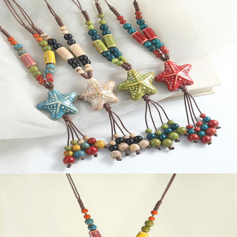 Sun Star Zircon Necklace For Women Vintage Leather Necklace Double Layered Pendant Chain Choker  Jewelry