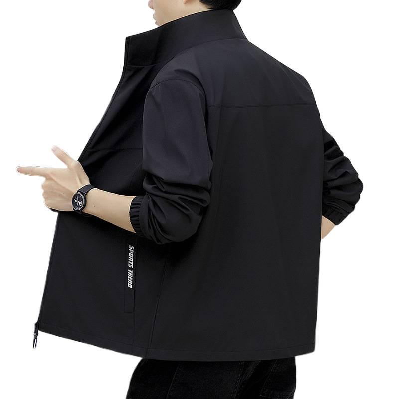 Jacket Men's Color Blocking 2025 Autumn and Winter New Men's Youth Windproof Fashion Casual Top Jacket Trend