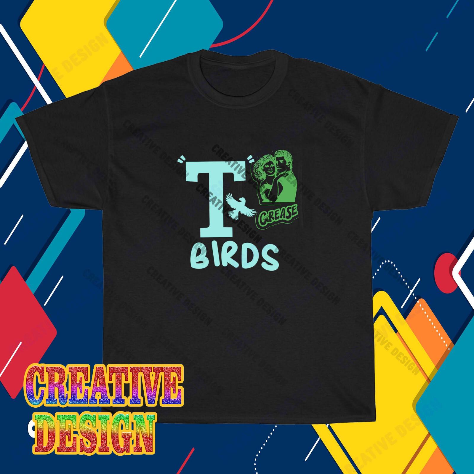 New T Birds Logo Grease Movie Logo T-Shirt S