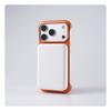 model of frameless leather grain ring holder Magnetic Case For iPhone17 Pro Max 16 15 14 Magsafe Thin Heat Hissipation Cover