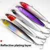 Pencil Luya Bait Long Throw Sinking Water Slowly Sinking, Trembling, Pencil Iron Plate Bait Set, Special for Wild Fishing, Fresh Water Fishing