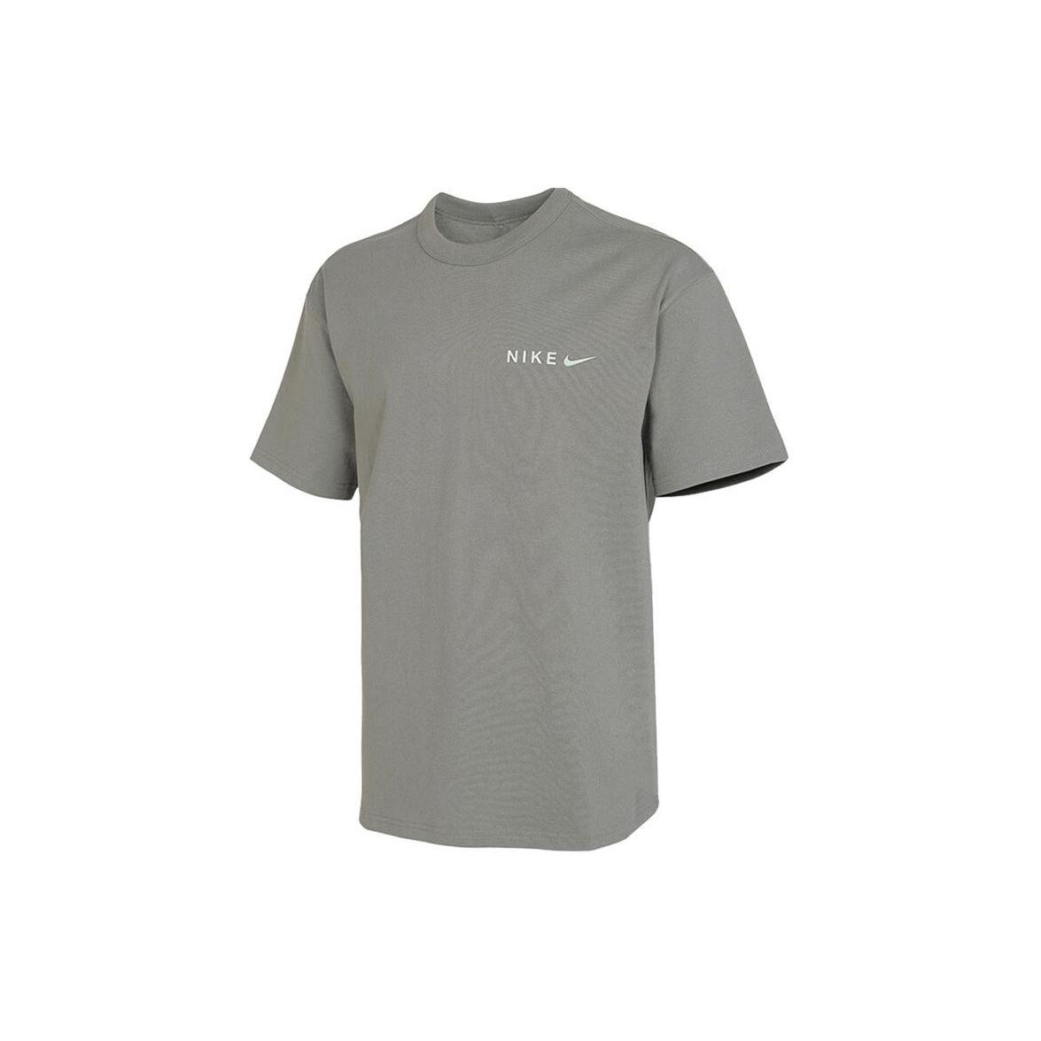 Nike Graphic Print Sports T-Shirt Olive Green Men s HF6172-053 XS