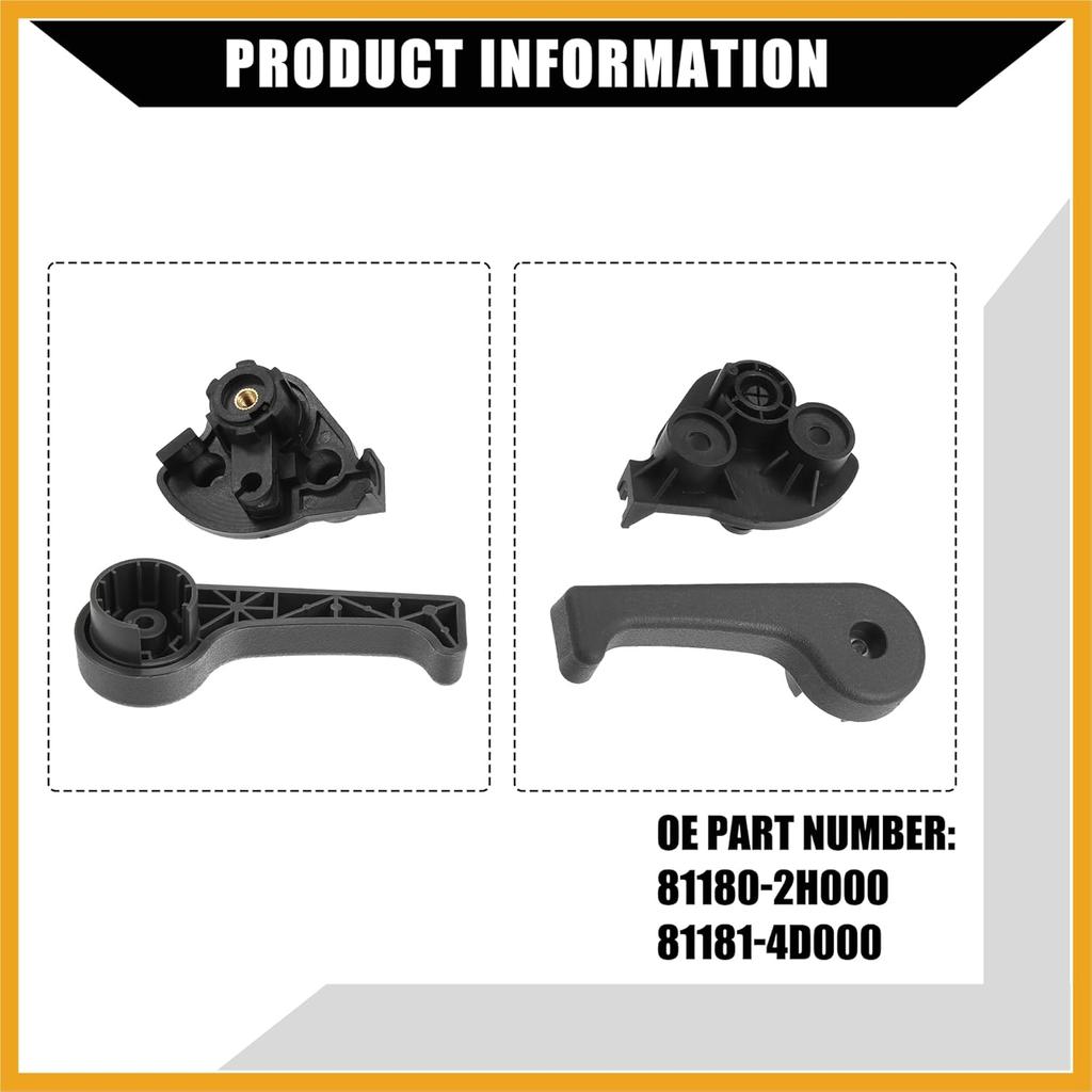81180-2H000 / Front/Bonnet Hood Open Handle Mounting Bracket for Hyundai Elantra 2006-2015 for Hyundai Elantra GT 2013-2017 / Hood Latch Assembly / 1