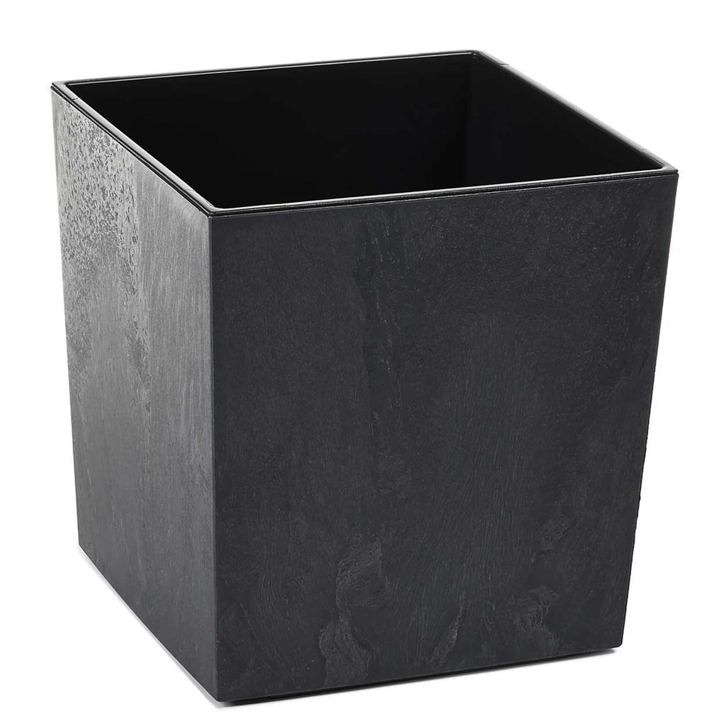 Donica Flore Czarny Beton H25X25 Cm