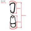Takagi KANUCHI OUTDOOR Wide Multi-Hook Glove Clip, Glove Holder for Gloves, Work Gloves, and Towels, Prevents Loss, Hanging, Outdoor, Black