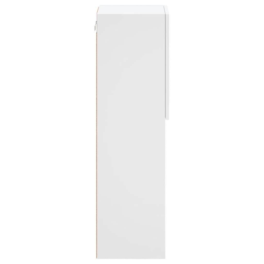 LED TV Stand In White 30.5 X 30 X 102 Cm