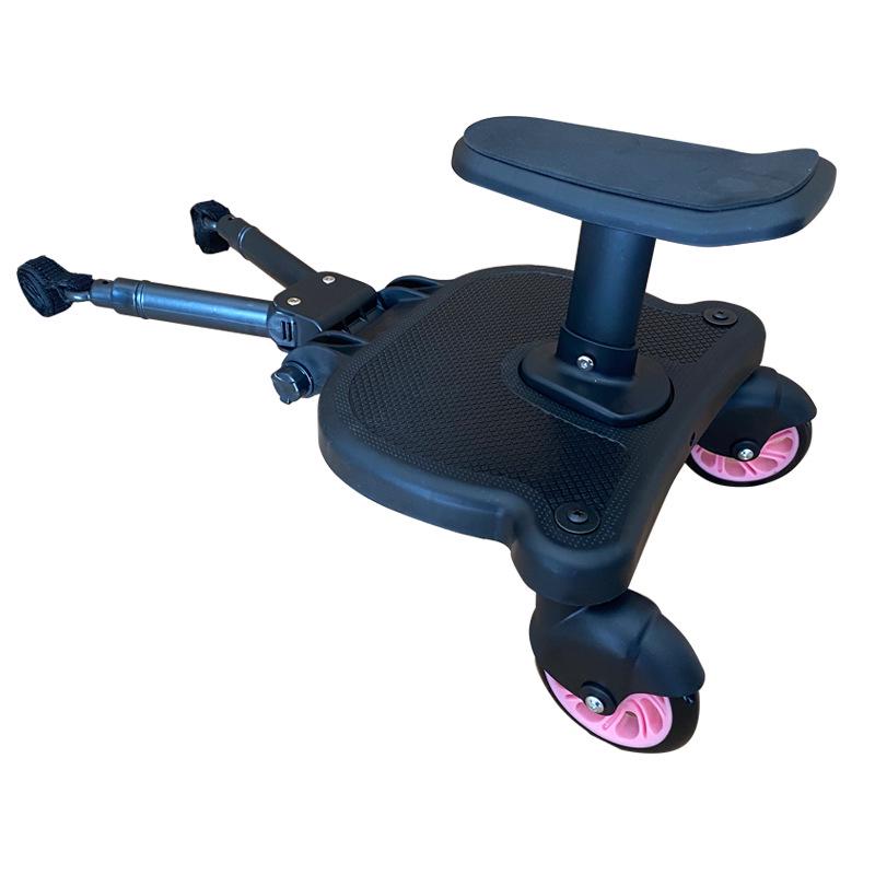 Dual Child Stroller Auxiliary Pedal - Convenient Travel Solution for Two Kids