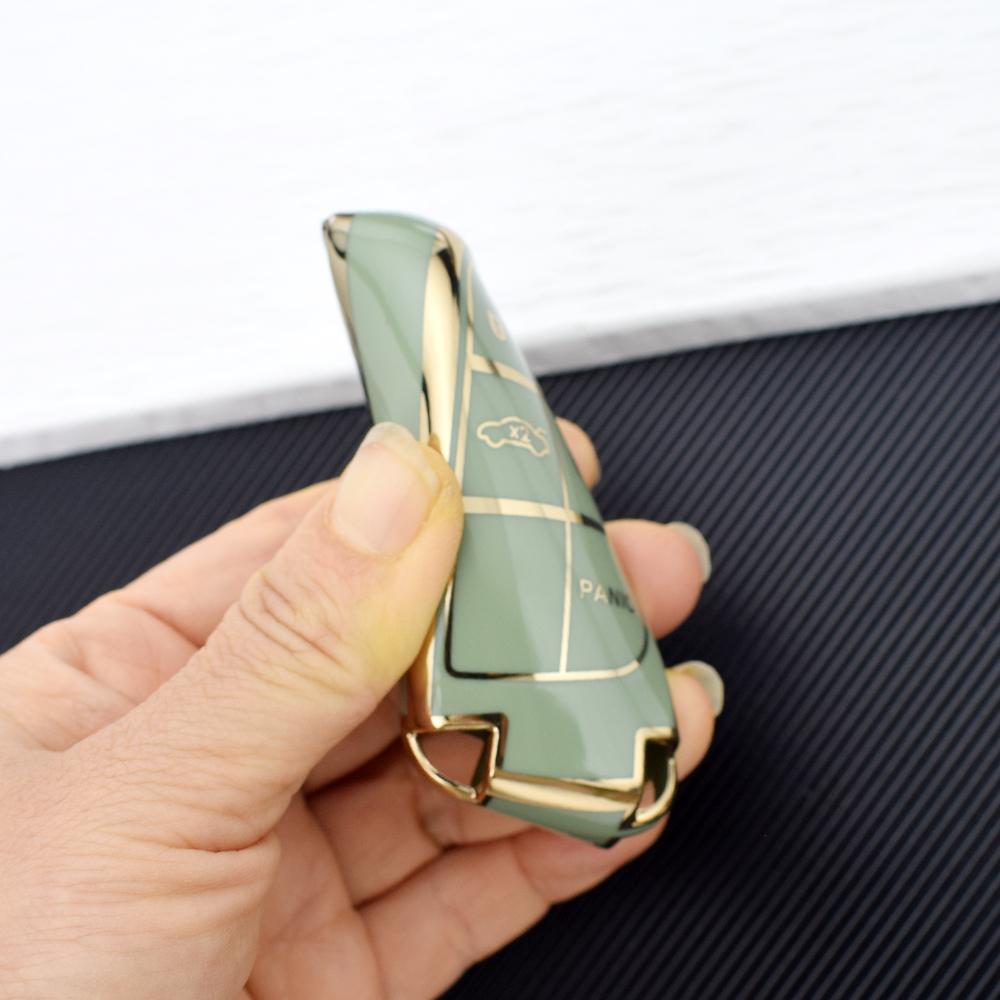 5 Buttons TPU Car Smart Key Case Cover For Jeep Renegade Frand Cherokee Dodge Journey Charger Chrysler 200 300 300 Shell Fob