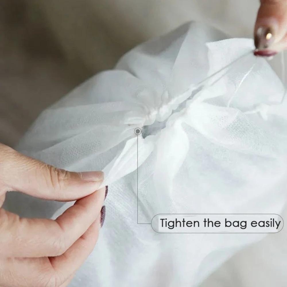 10/30pcs Drawstring Shoe Dust Covers Clear Shoe Bags New Shoes Protect Covers