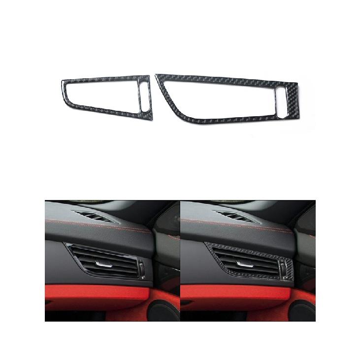 Car Styling Accessories Interior Carbon Fiber Overhead Console Wait Black Stickers Decorative Fit For BMW Z4 E89