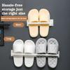 Door Shoe Rack Magnetic Wall-Mounted Shoe Rack Security Door Iron Door Bedroom Can Be Used For Slipper Rack Slipper Storage