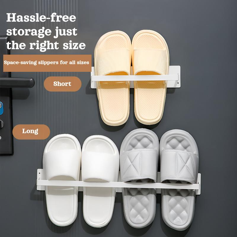 Door Shoe Rack Magnetic Wall-Mounted Shoe Rack Security Door Iron Door Bedroom Can Be Used For Slipper Rack Slipper Storage
