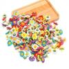 Brandneu 100 Stück/Beutel 4cm Gemischte Seide Sonnenblume Künstliche Blumen Party Scrapbook Zubehör Girlande DIY Blumendekoration
