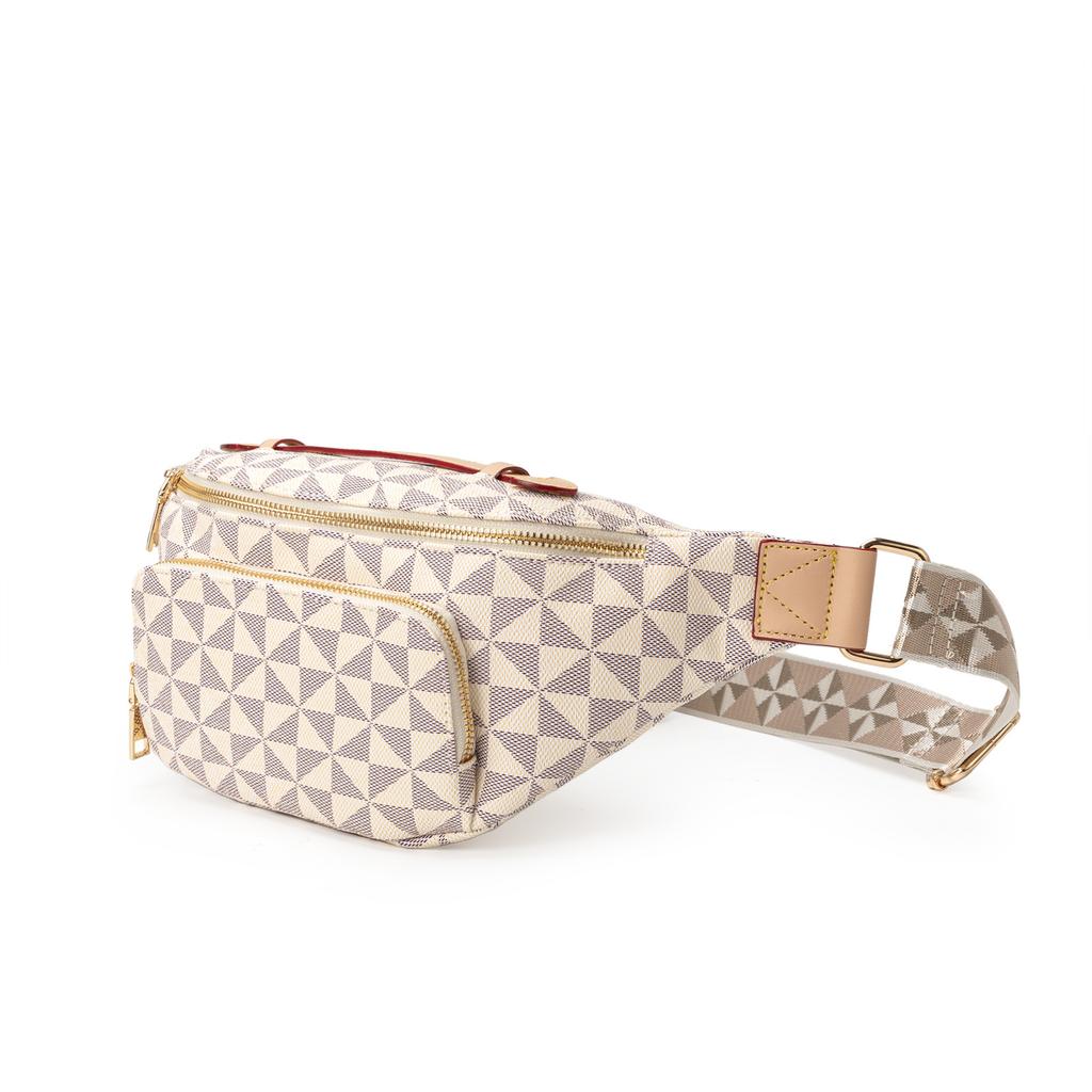 Fashion Fanny Pack Women Print Retro Europe and America Casual Ladies