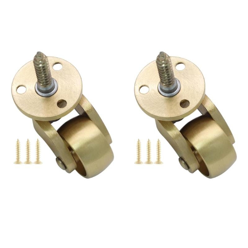 Rotates Casters Quiet Roller Wheel Easy Installation Hardware Simple Installs for Furniture Movement Floor Defense 1