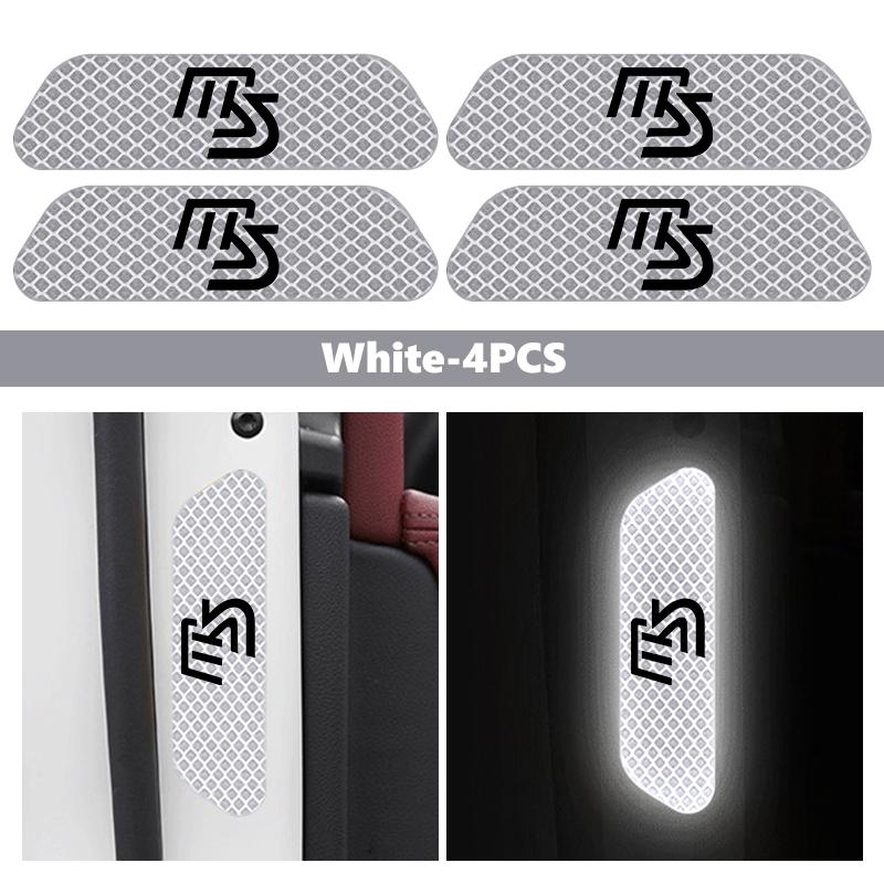 For Mazda Car Sticker Reflective Warning Safety Tape Scratch Warn Mark 3 6 CX3 CX-3 CX-5 CX5 CX8 CX 9 Axela ATENZA 2017-2019