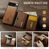 2 in 1 Detachable Magnetic Flip Leather Phone Case for Google Pixel 10 Pro XL Pixel 9 Pro Pixel 8 Pro Vintage Wallet Card Pocket Back Cover Coque