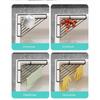 Waterproof Sink Corner Rack Anti-Rust Punch-Free Sponge Drying Rack Hollowed Sink Drain Shelf Bathroom