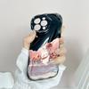 Cartoon Pattern Cream Texture Casing Wavy Edge Soft Silicone Cover Phone Case for IPhone Samsung Huawei Honor Xiaomi Redmi Infinix Tecno