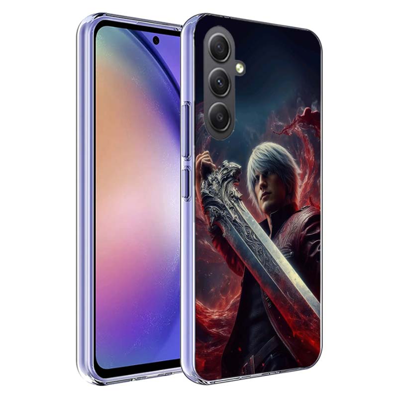 D-Devil May Cry DMC Phone Case for Samsung A17 A37 A57 A07 A16 A26 A36 A56 A06 A02S A12 A22 A32 A52S A04S A14 A24 A34 A54 A03 A1