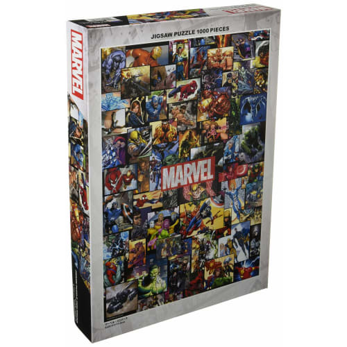 Tenyo [Сделано в Японии] Пазл из 1000 деталей Marvel Вселенная Marvel (51х73,5см) R-1000-611 В комплект входит клей и шпатель. В комплект входит сервисная карта.