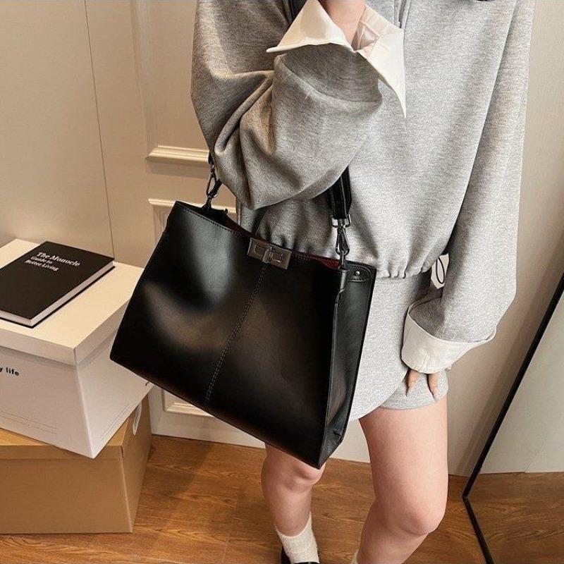 New handbag women's new tote bag large capacity versatile shoulder bag high value going out