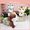 Squirrel Whimsical Plush Keychain Cartoon Animal Design For Bags Gifts And Keychains