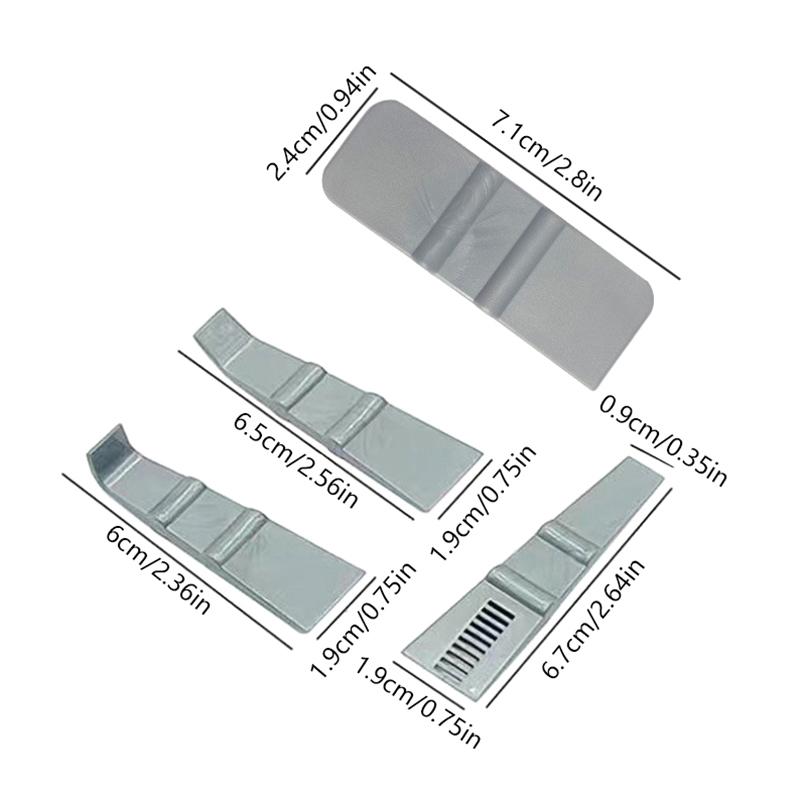 Micro Squeegee Car Vinyl Wrap Tool Kit Different Angled Edge For Car Body Wrapping Window Tint Decal Film Installation Tools