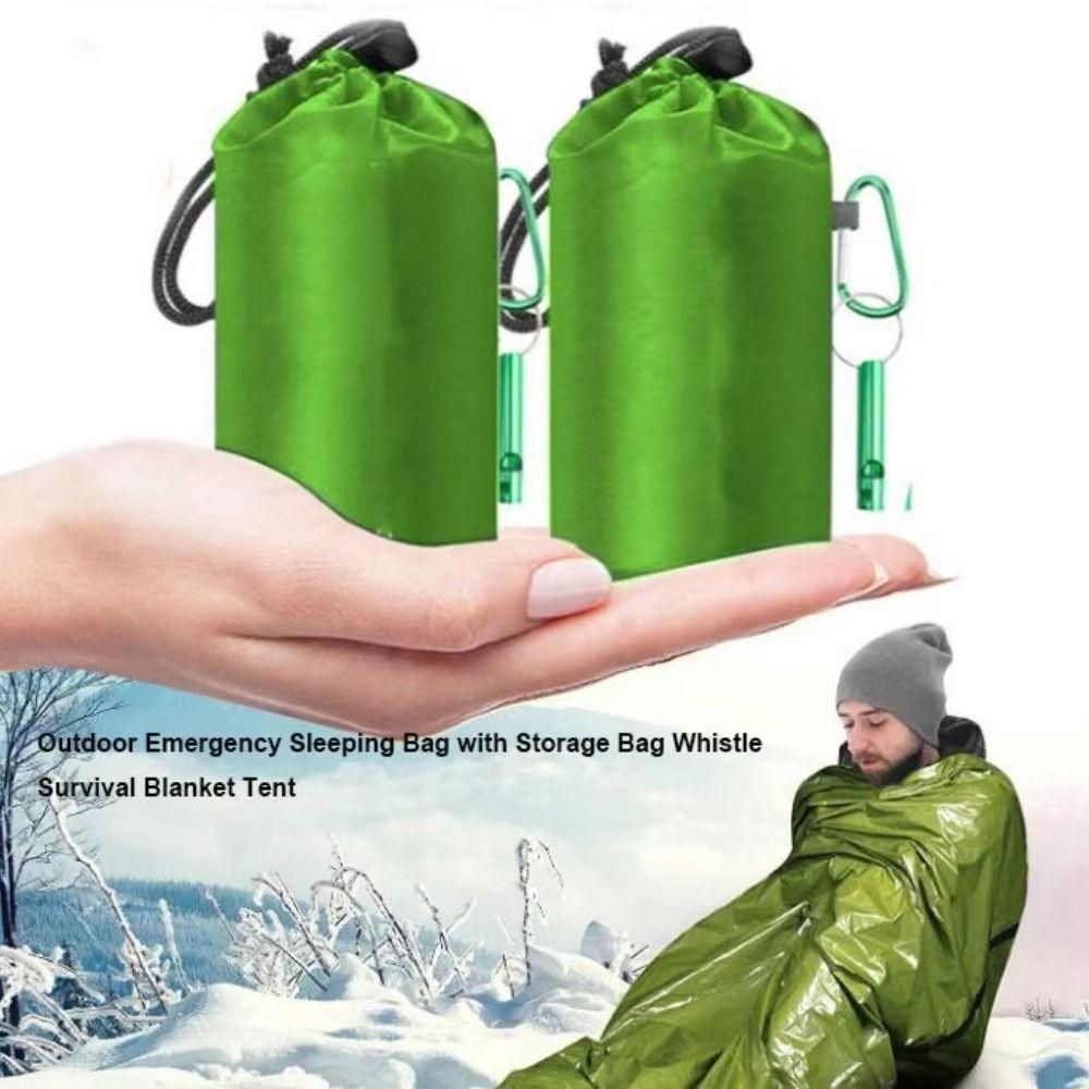 With Storage Bag Survival Sleeping Bag Waterproof Emergency Survival Blanket Outdoor