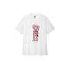 Uniqlo T-shirt a maniche corte con stampa bambola rosa collaborazione Kaws Unisex Top Bianco UQ422017000